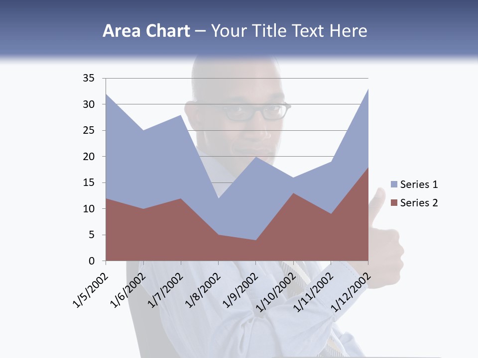 Glasses Net Man PowerPoint Template