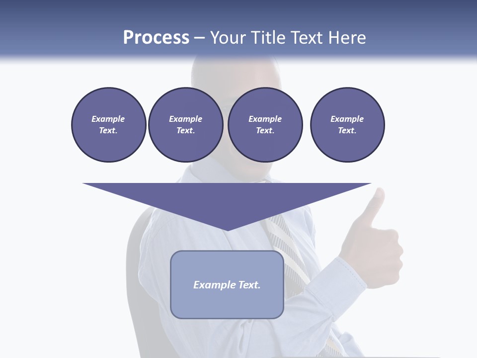 Glasses Net Man PowerPoint Template