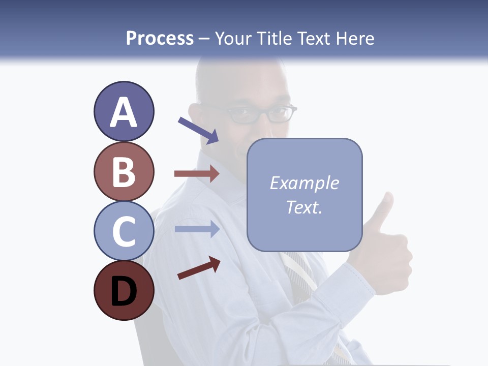Glasses Net Man PowerPoint Template
