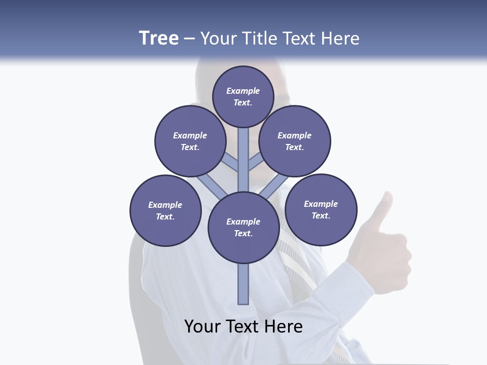 Glasses Net Man PowerPoint Template