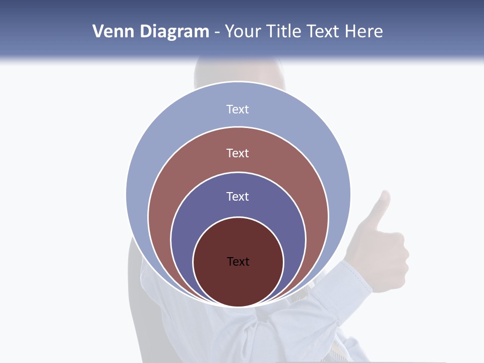 Glasses Net Man PowerPoint Template