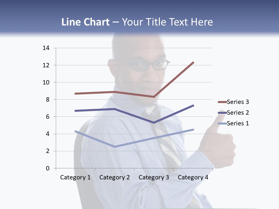 Glasses Net Man PowerPoint Template