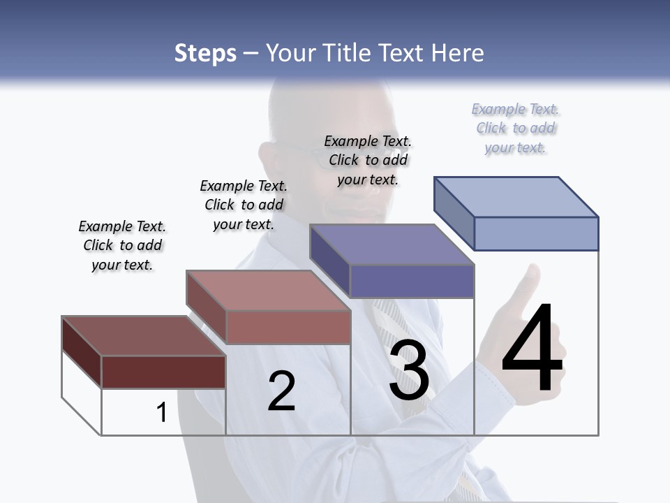 Glasses Net Man PowerPoint Template
