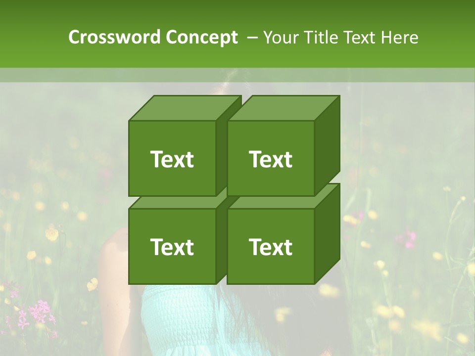 Idyllic Park Wind PowerPoint Template