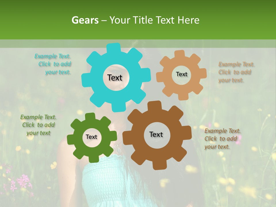 Idyllic Park Wind PowerPoint Template