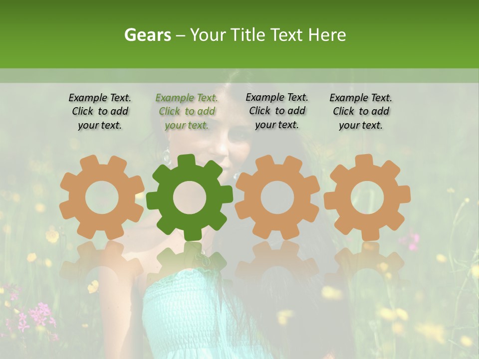 Idyllic Park Wind PowerPoint Template