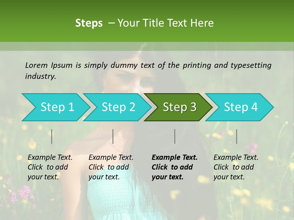 Idyllic Park Wind PowerPoint Template