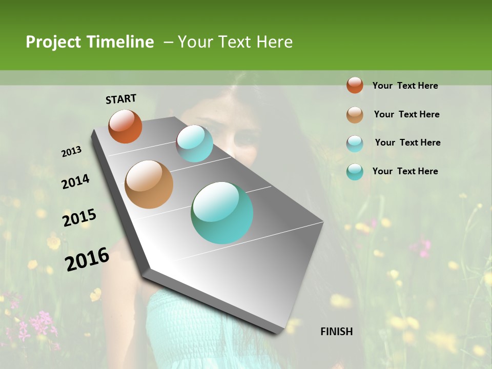 Idyllic Park Wind PowerPoint Template