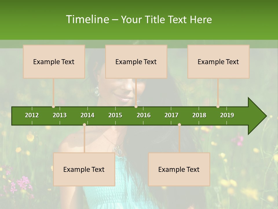 Idyllic Park Wind PowerPoint Template