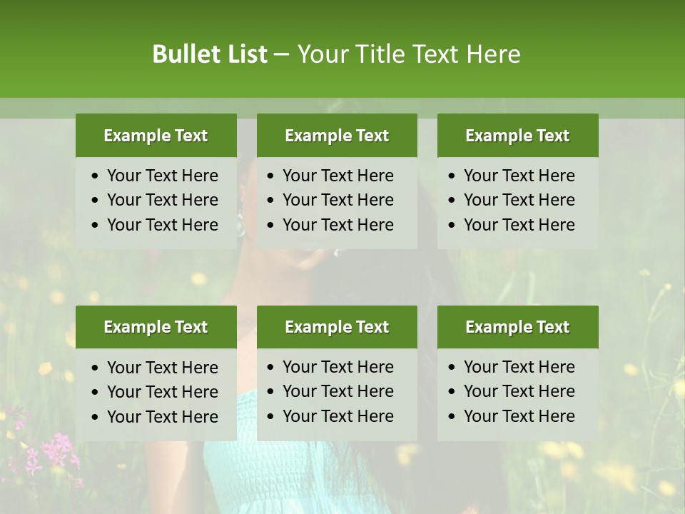 Idyllic Park Wind PowerPoint Template
