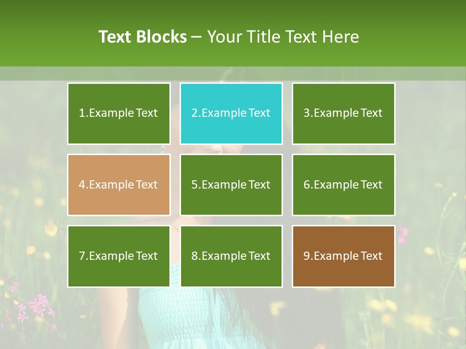 Idyllic Park Wind PowerPoint Template