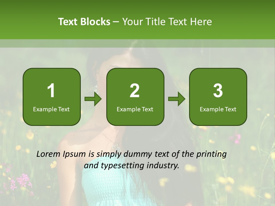 Idyllic Park Wind PowerPoint Template