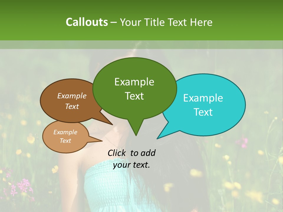 Idyllic Park Wind PowerPoint Template