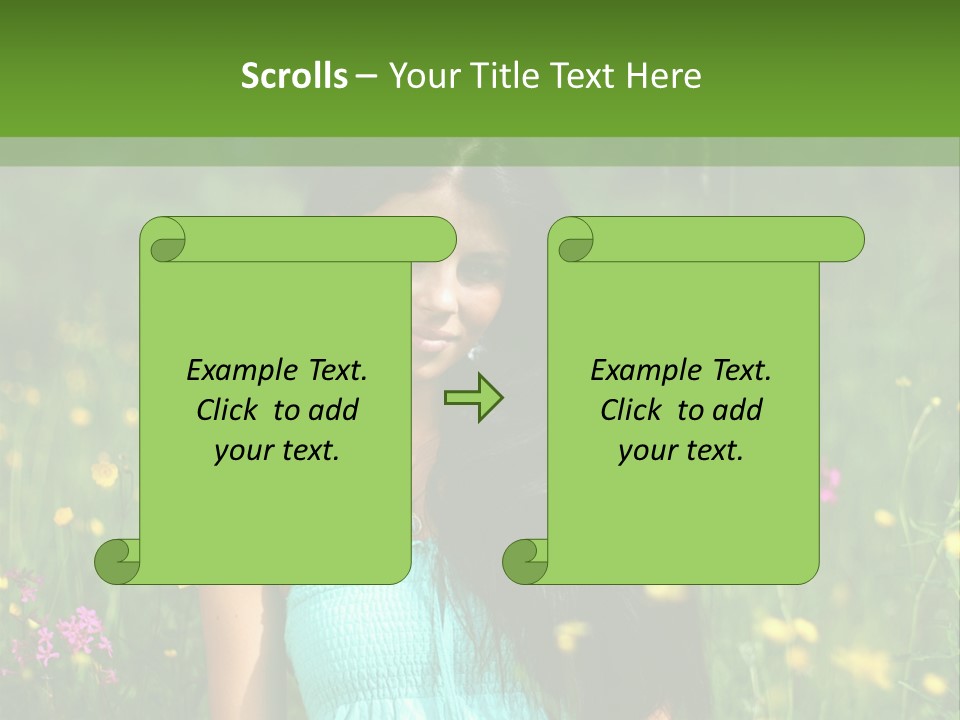Idyllic Park Wind PowerPoint Template