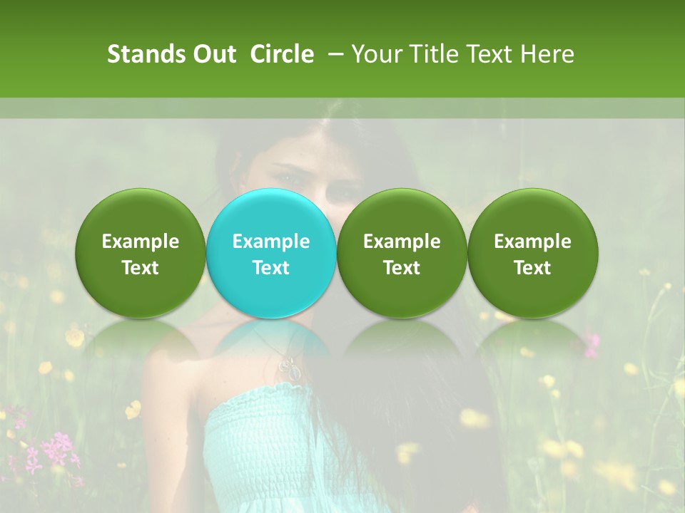 Idyllic Park Wind PowerPoint Template