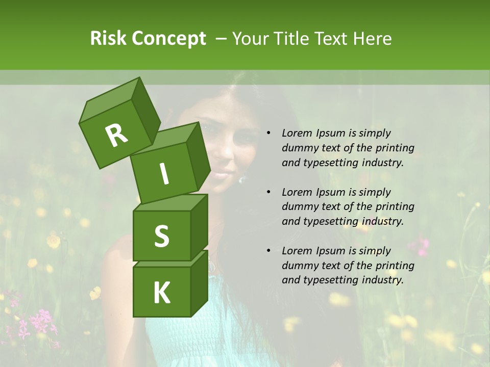 Idyllic Park Wind PowerPoint Template