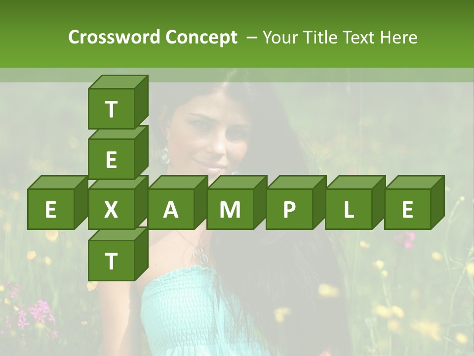 Idyllic Park Wind PowerPoint Template