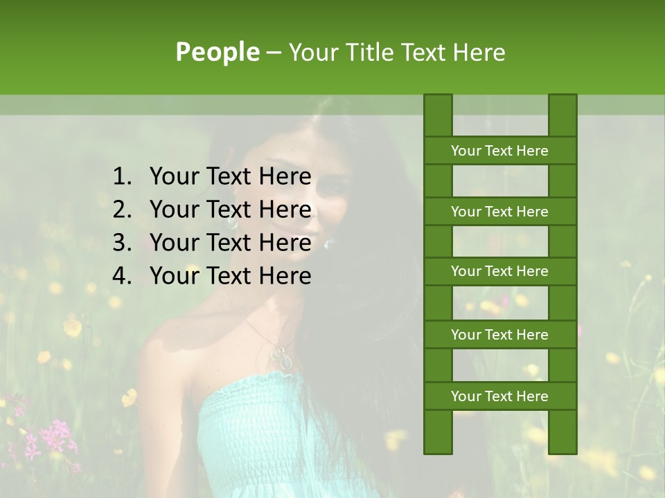Idyllic Park Wind PowerPoint Template
