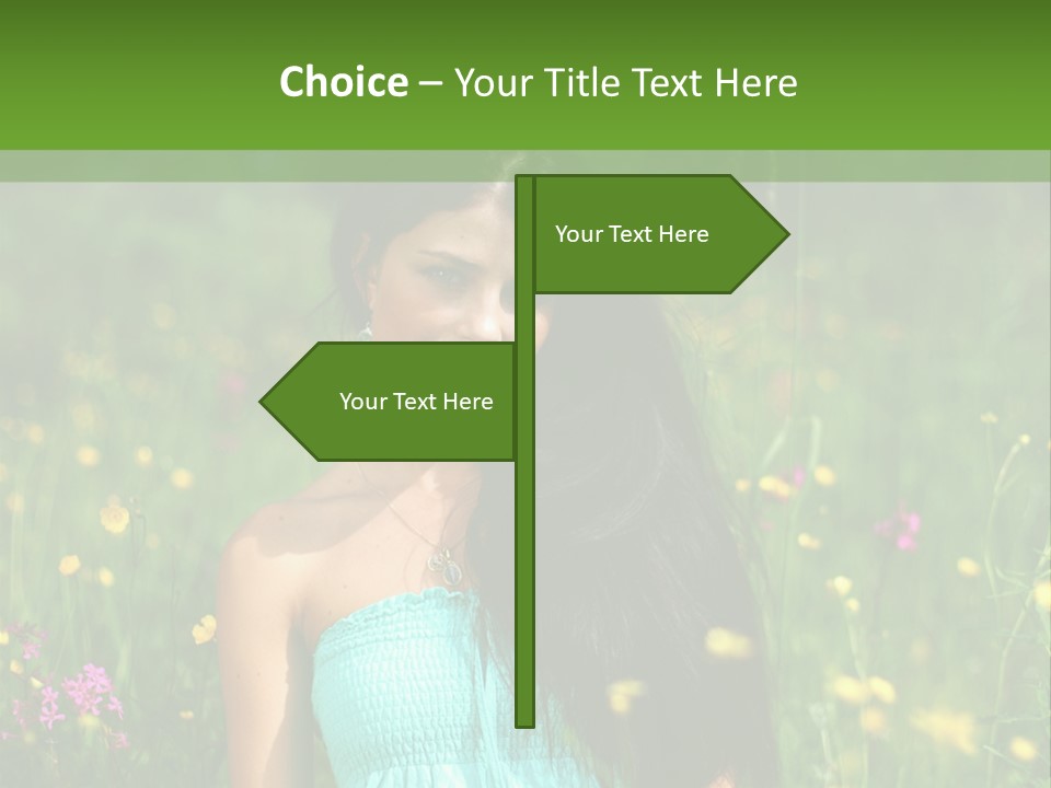 Idyllic Park Wind PowerPoint Template