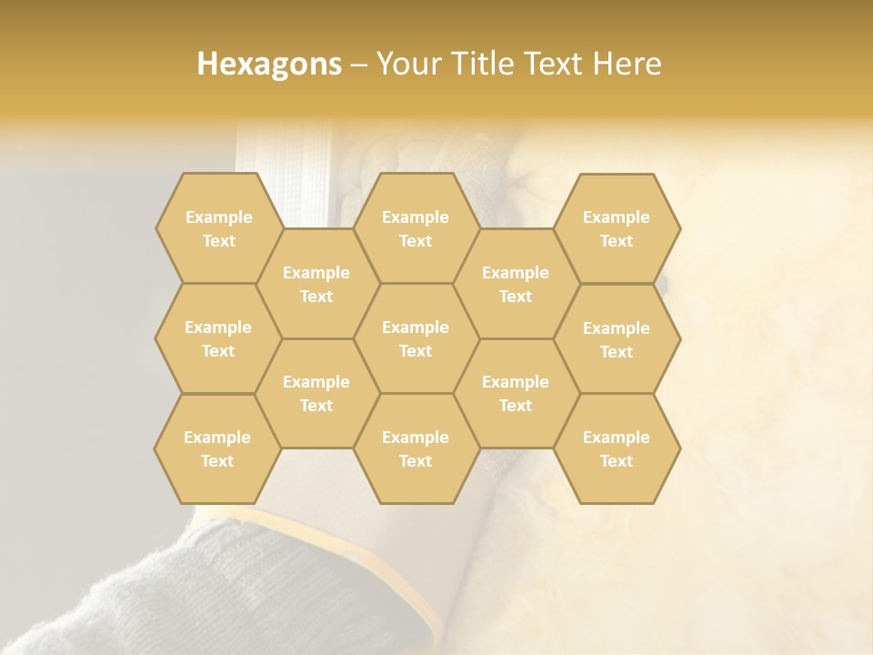 Craftsman Construction Gloves PowerPoint Template