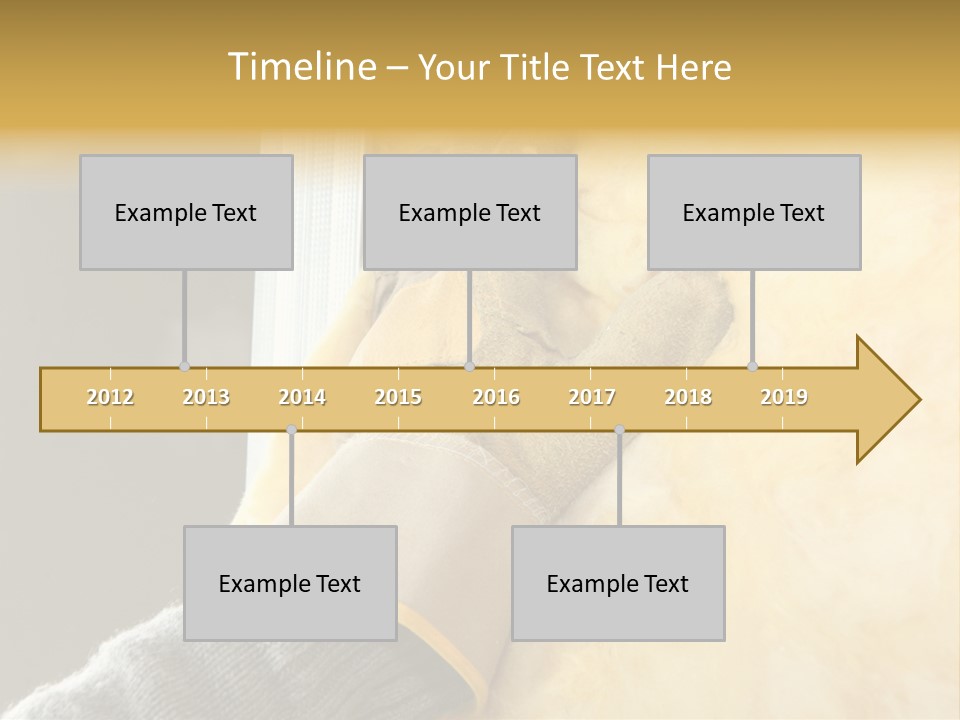 Craftsman Construction Gloves PowerPoint Template