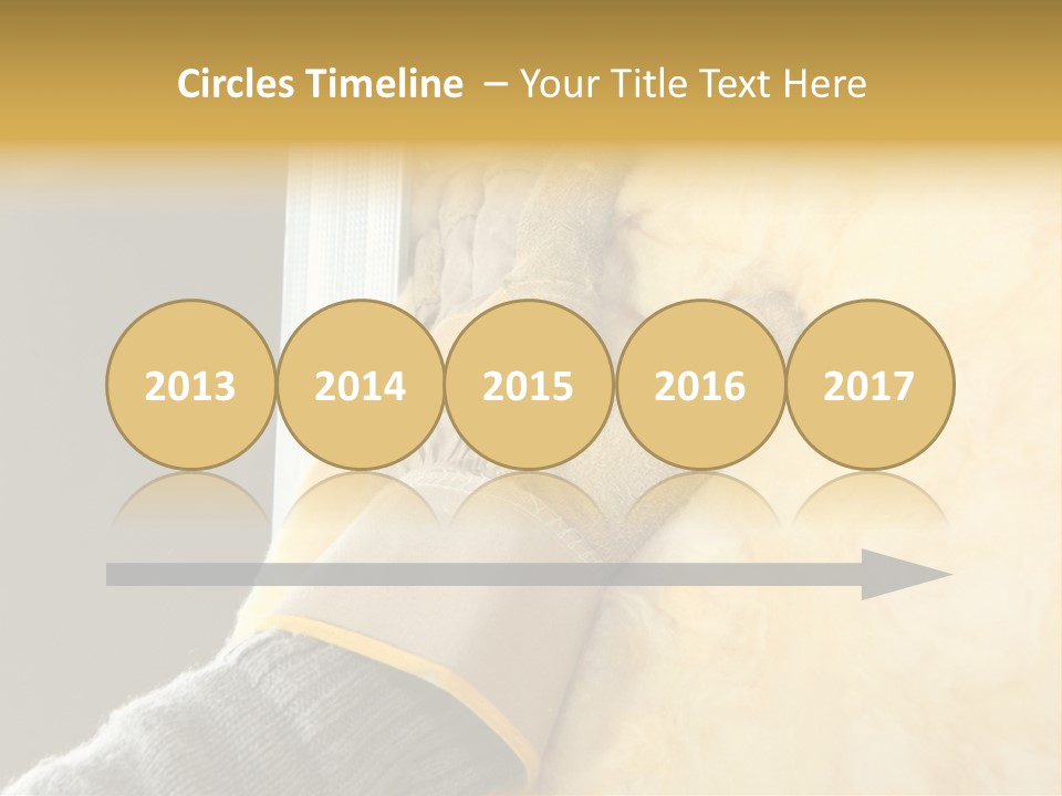 Craftsman Construction Gloves PowerPoint Template