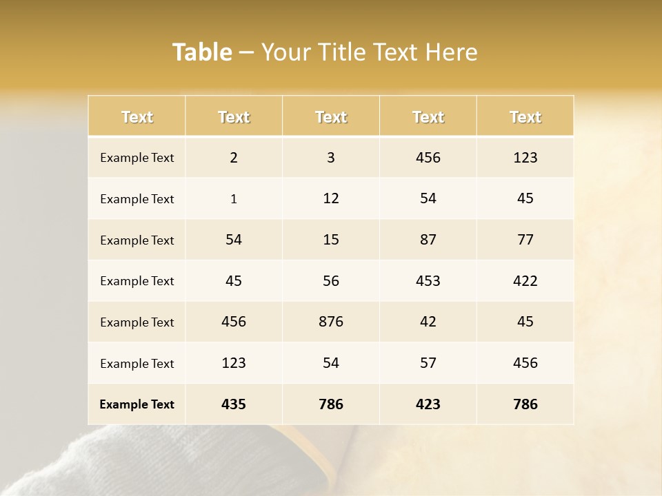 Craftsman Construction Gloves PowerPoint Template
