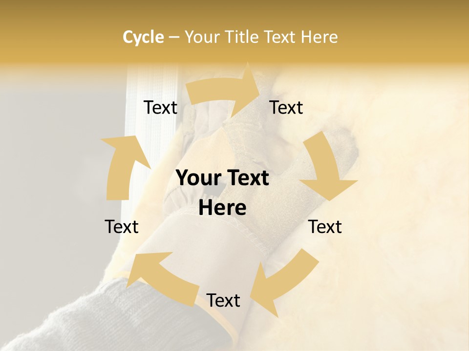 Craftsman Construction Gloves PowerPoint Template