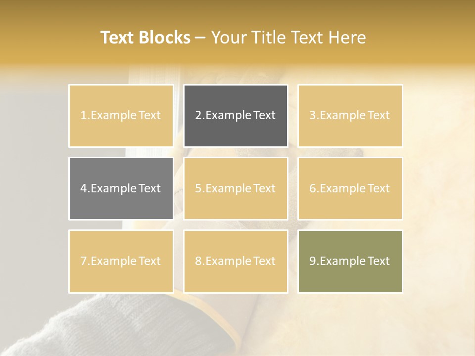 Craftsman Construction Gloves PowerPoint Template