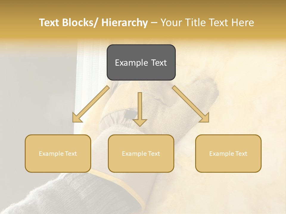 Craftsman Construction Gloves PowerPoint Template