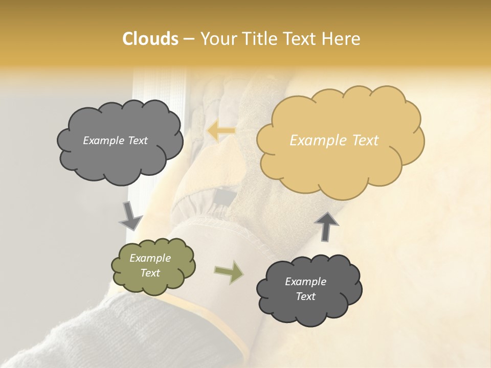 Craftsman Construction Gloves PowerPoint Template