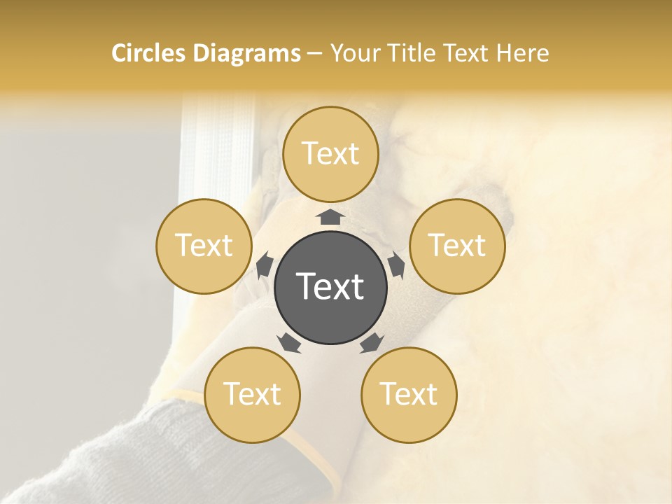 Craftsman Construction Gloves PowerPoint Template