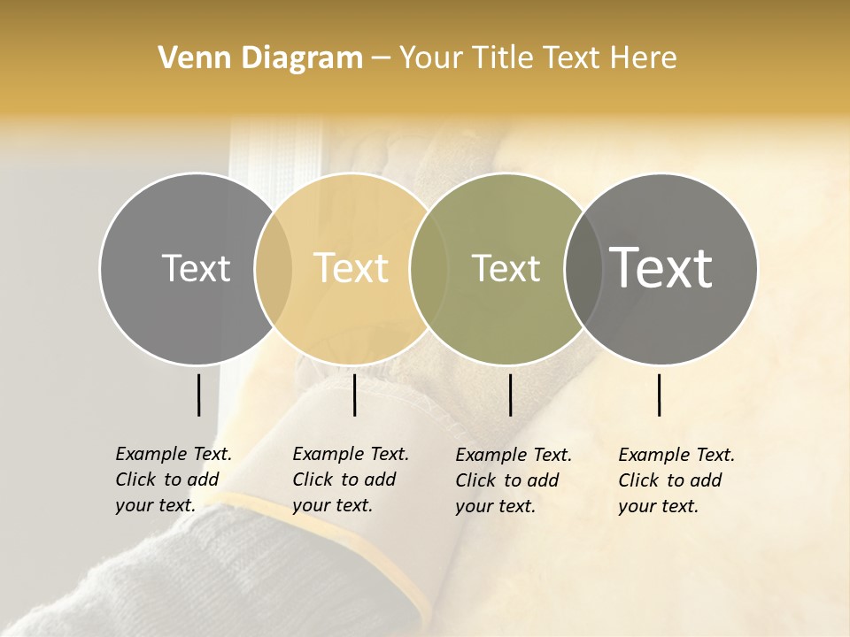 Craftsman Construction Gloves PowerPoint Template