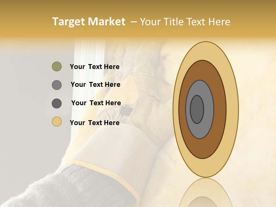 Craftsman Construction Gloves PowerPoint Template