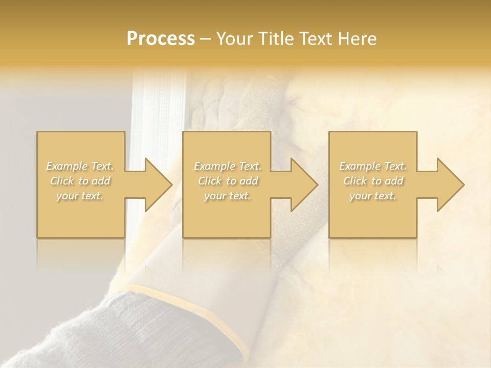 Craftsman Construction Gloves PowerPoint Template
