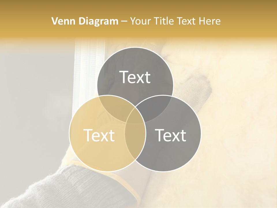Craftsman Construction Gloves PowerPoint Template