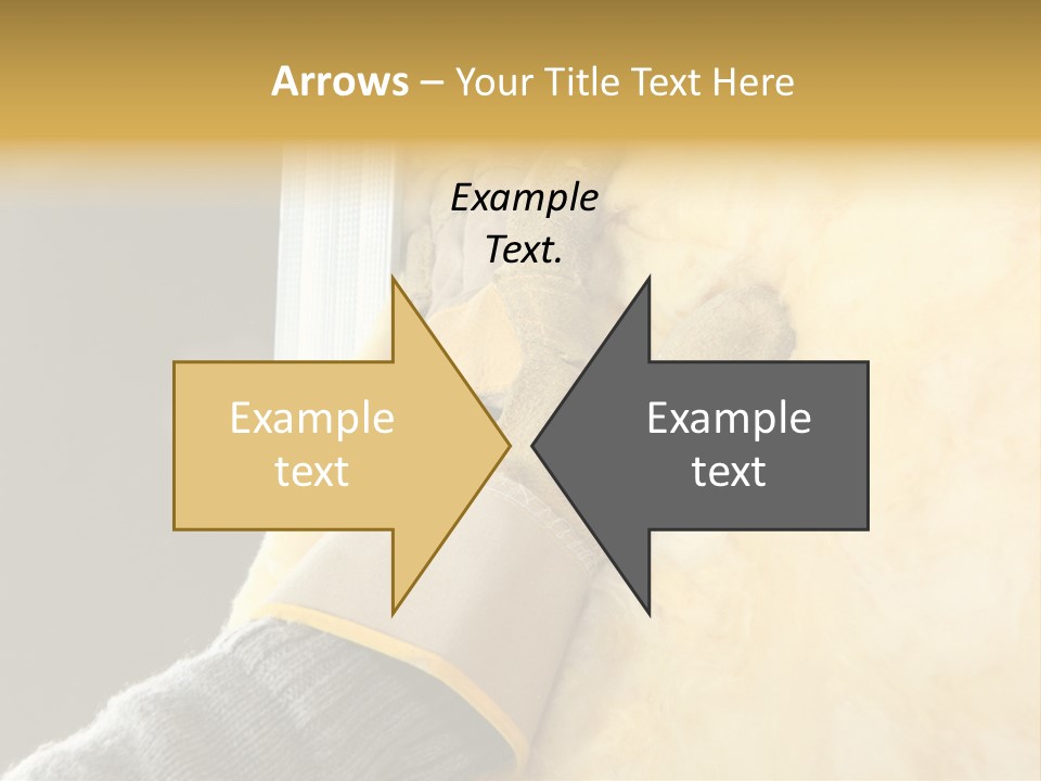 Craftsman Construction Gloves PowerPoint Template