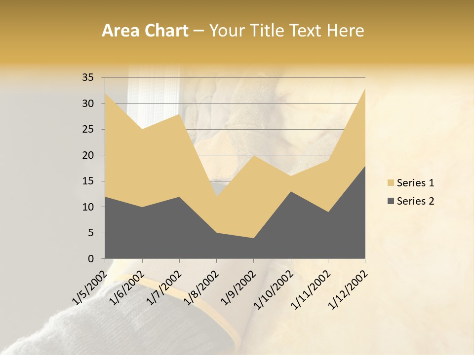 Craftsman Construction Gloves PowerPoint Template
