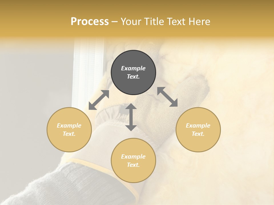 Craftsman Construction Gloves PowerPoint Template