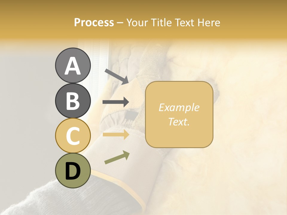 Craftsman Construction Gloves PowerPoint Template