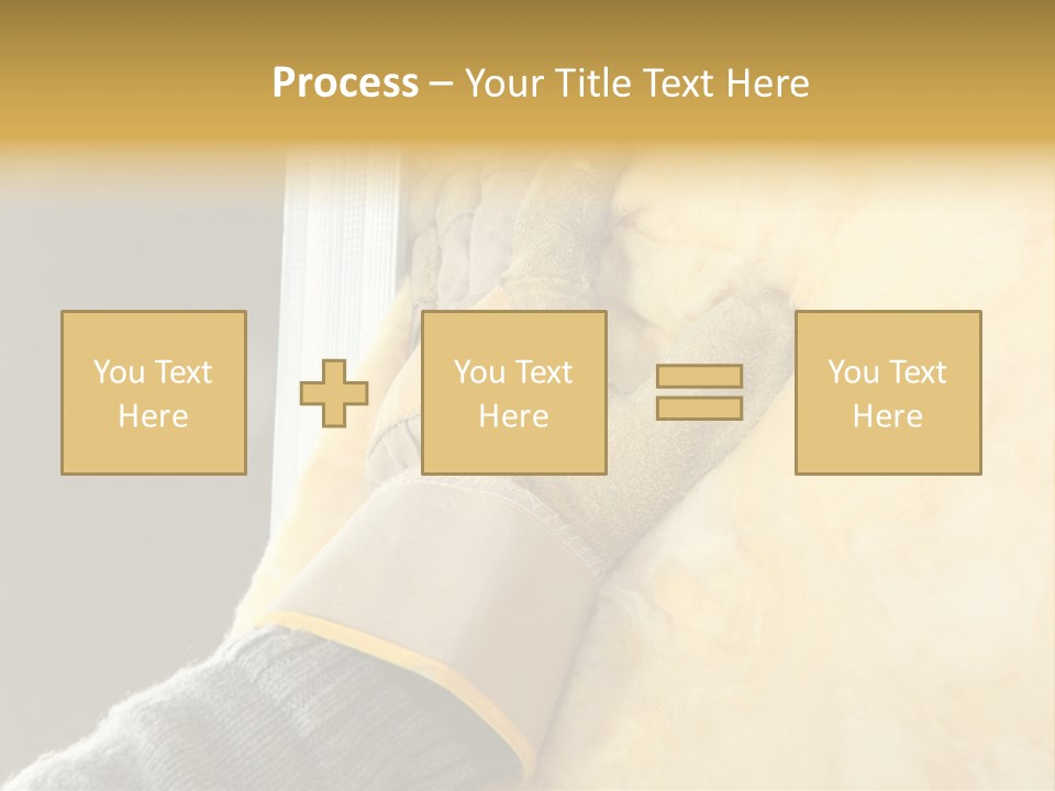 Craftsman Construction Gloves PowerPoint Template