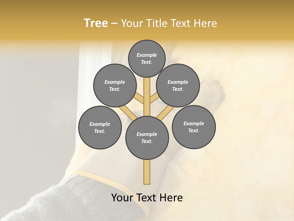 Craftsman Construction Gloves PowerPoint Template