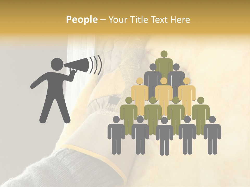 Craftsman Construction Gloves PowerPoint Template