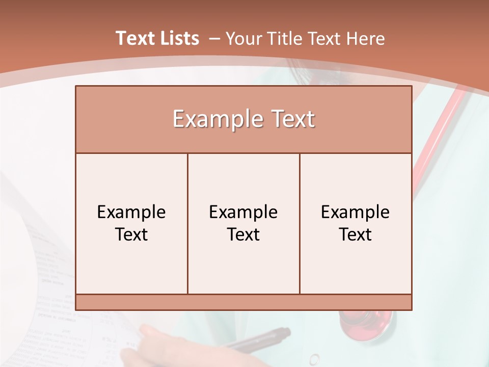 Assistant Noting Auxiliary PowerPoint Template