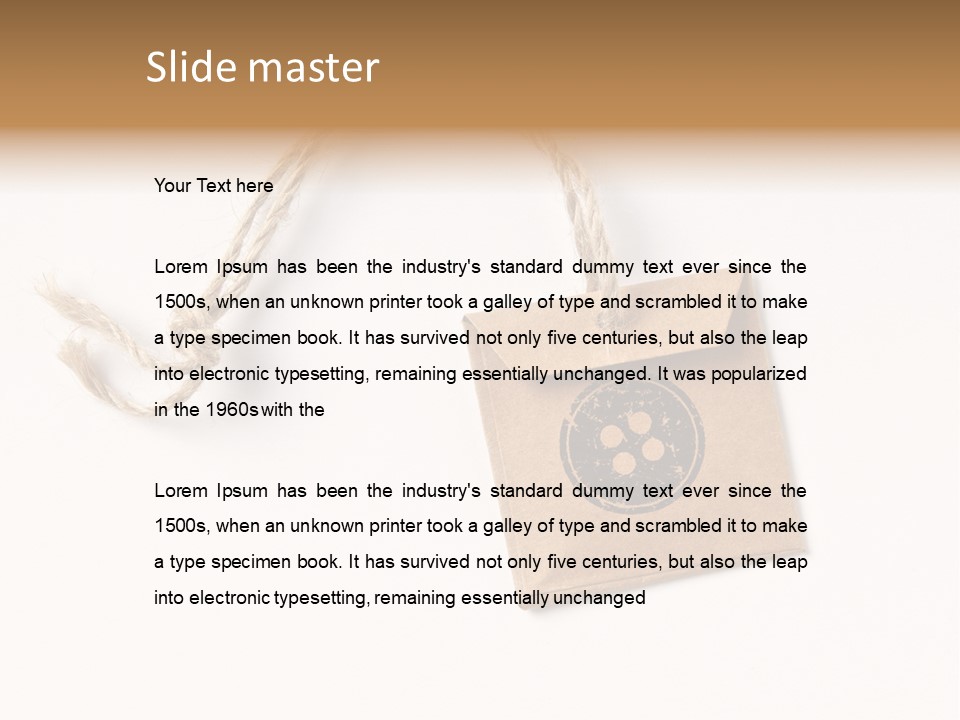 White Label Texture PowerPoint Template