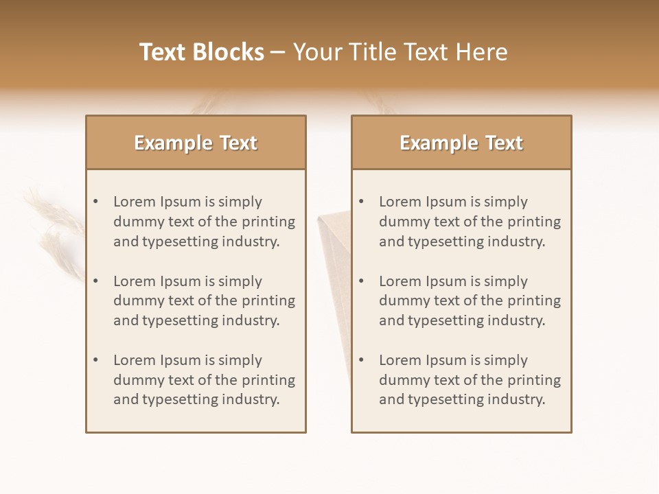 White Label Texture PowerPoint Template