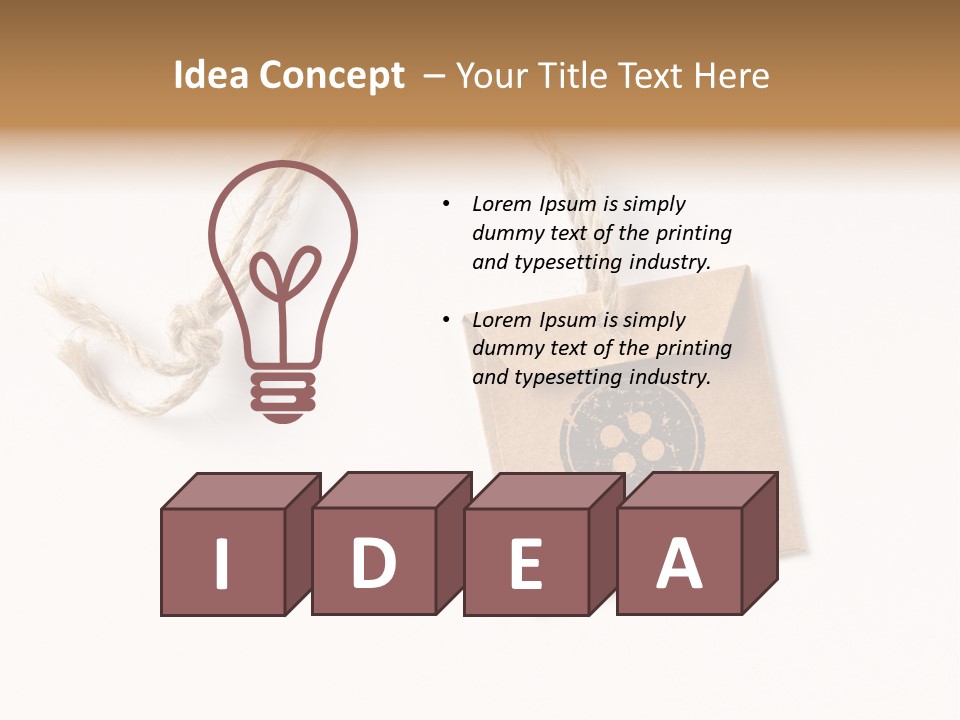 White Label Texture PowerPoint Template