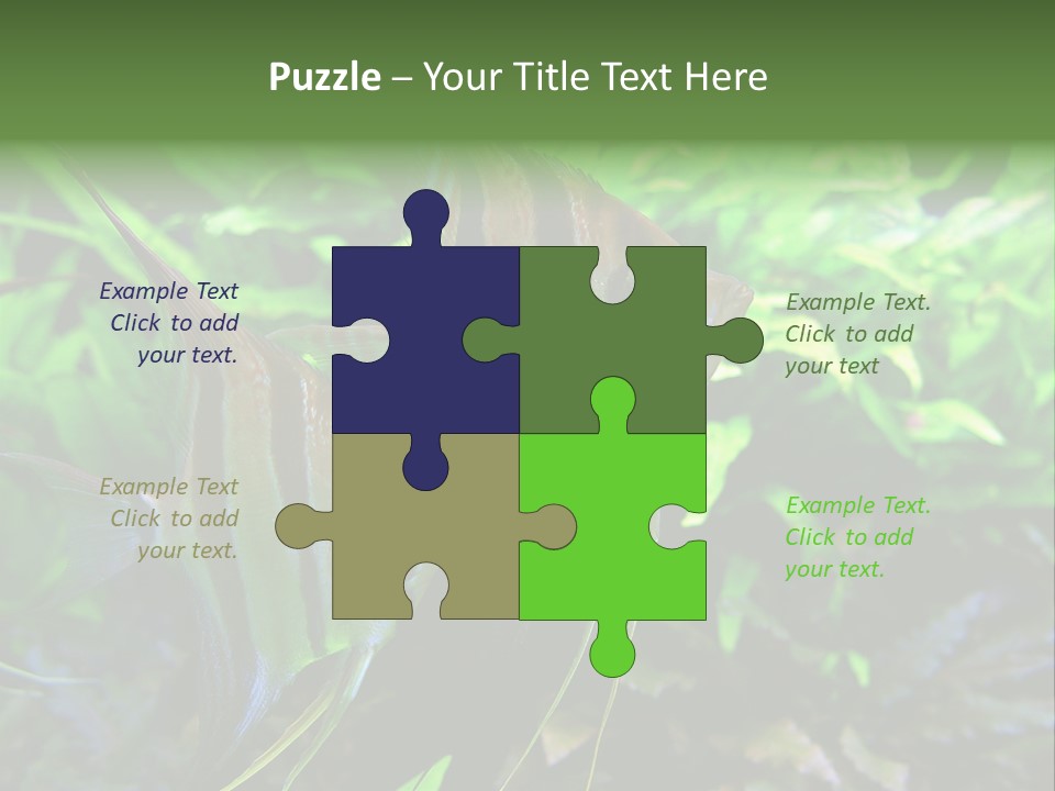 Tropical Symphysodon Plants PowerPoint Template