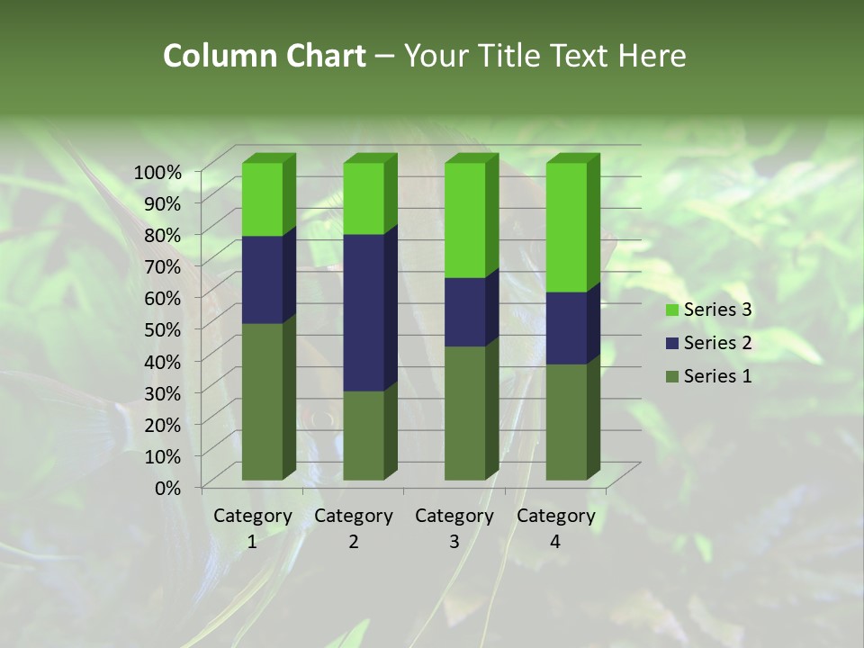 Tropical Symphysodon Plants PowerPoint Template