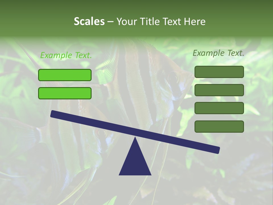 Tropical Symphysodon Plants PowerPoint Template